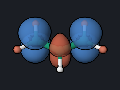 Allyl spin density